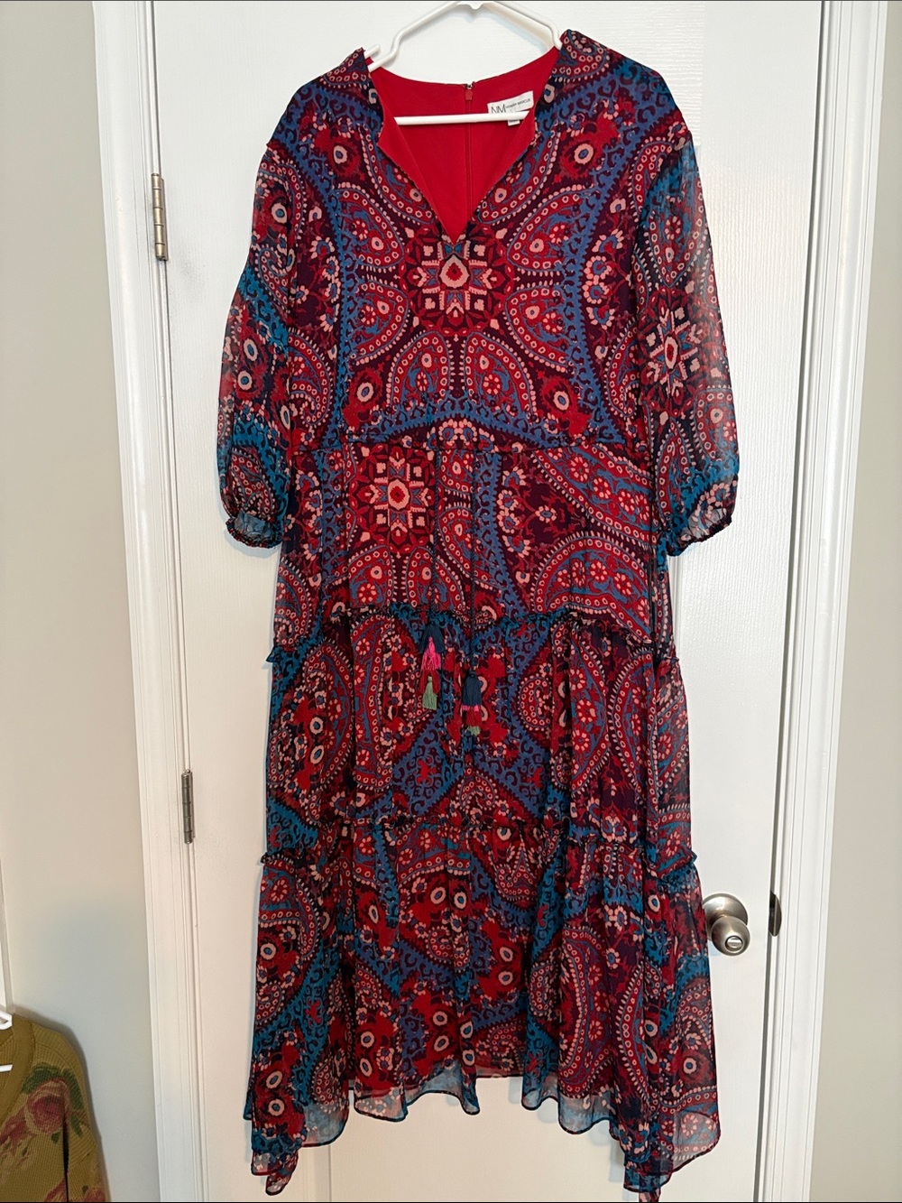 Red Floral Dress
